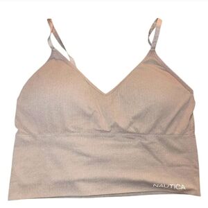 Nautica No Wires Leisure Sports Bra Wide Back Removable Pads XL